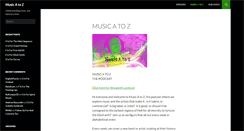 Desktop Screenshot of musicatozpodcast.com