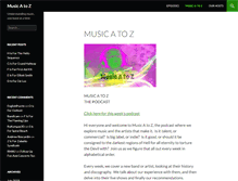 Tablet Screenshot of musicatozpodcast.com